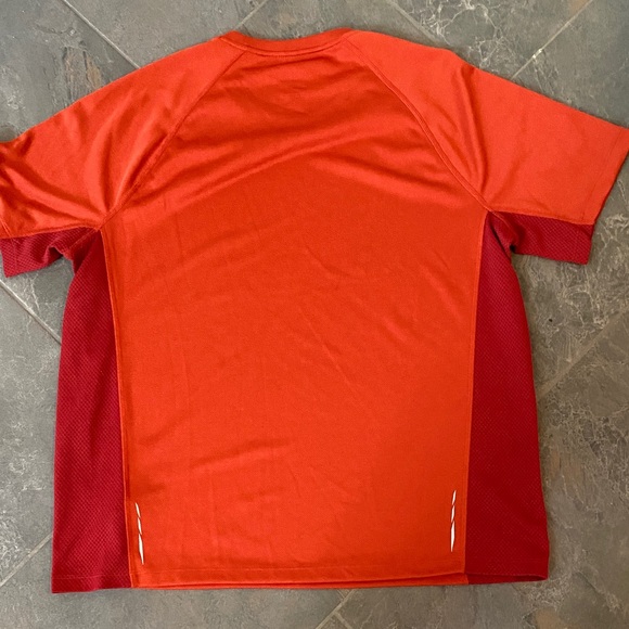 L.L. Bean Two-Tone Active Tee in Orange and Red Like New - Picture 5 of 7